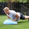 Bosu Balance Ball Exercise Trainer, Home Gym Equipment w/ Gu...