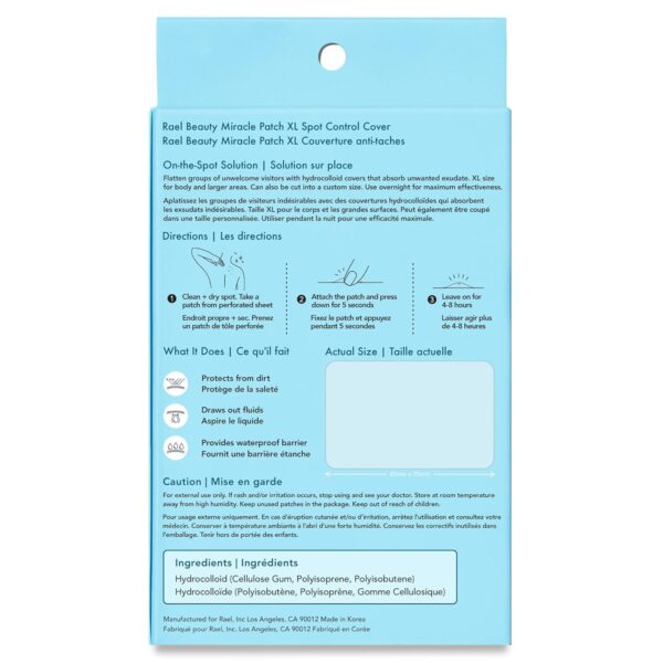 Rael Pimple Patches, Miracle XL Spot Control Cover - Hydroco...