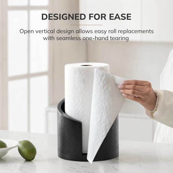 Anji Mountain Paper Towel Holder Countertop with Mango Wood ...
