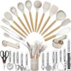 Kitchen Utensils Set- 35 PCs Cooking Utensils with Grater,To...