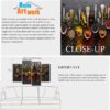 iHAPPYWALL Kitchen Pictures Wall Decor 4 Pieces Couful Spice...