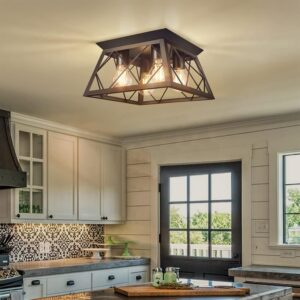 FadimiKoo Flush Mount Ceiling Light Fixtures for Kitchen Hal...
