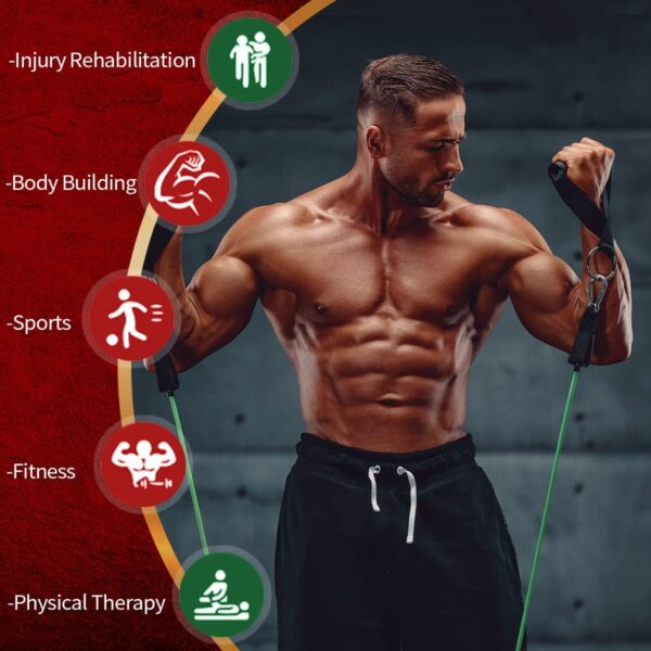 VEICK Resistance Bands, Exercise Bands, Workout Bands, Resis...