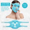 ZNÖCUETÖD Cold Face Eye Mask Ice Pack Reduce Facial Puff, Da...