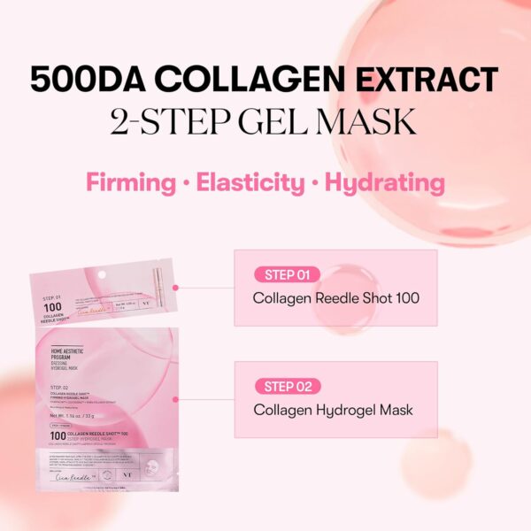 VT COSMETICS Collagen Reedle Shot 100 2-Step Hydrogel Mask(3...