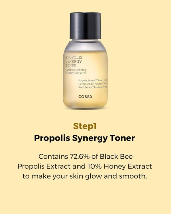 COSRX Honey Glow Kit, Korean Skin Care Set with Propolis Fac...