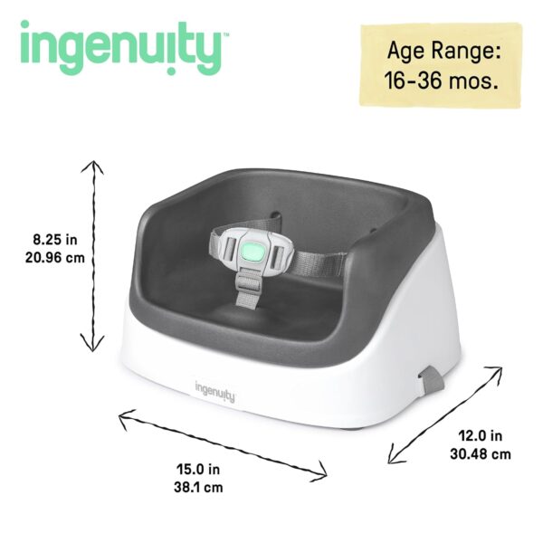 Ingenuity SmartClean Toddler Booster Seat for Kitchen Chair ...