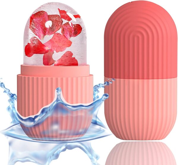 XHJRI Ice Cube Roller Massager for Face, Eyes and Neck Natur...