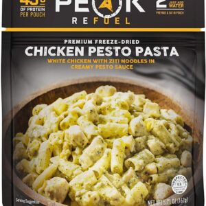 Peak Refuel Chicken Pesto Pasta | Freeze Dried Backpacking a...