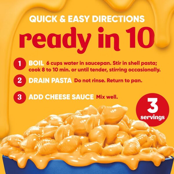 Velveeta Shells & Cheese Original Shell Pasta & Cheese Sauce...