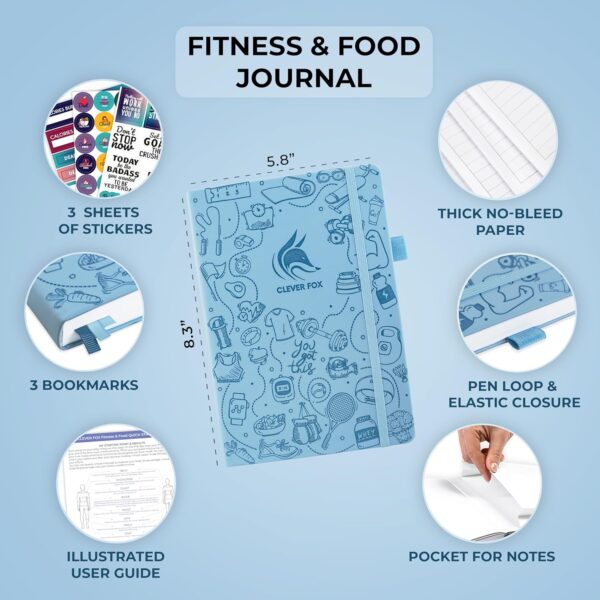 Clever Fox Fitness & Food Journal – Nutrition & Workout Plan...