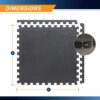 Marcy EVA Foam Interlocking Flooring Mat High Density Non-Sl...