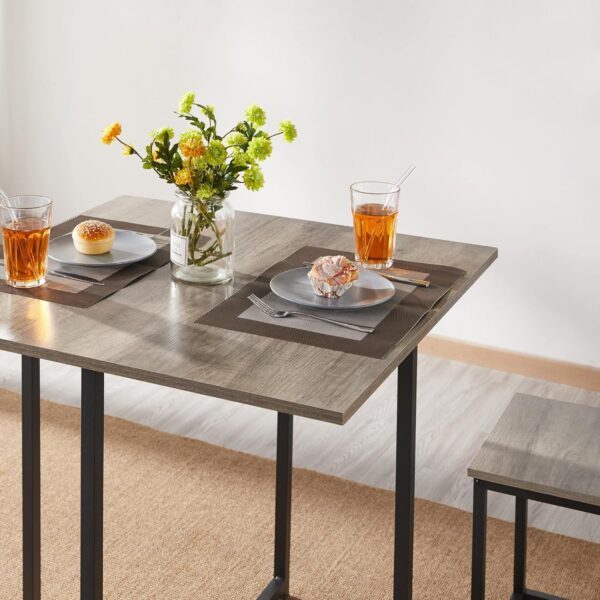 Yaheetech Dining Table Set for 4 Industrial Kitchen Table wi...