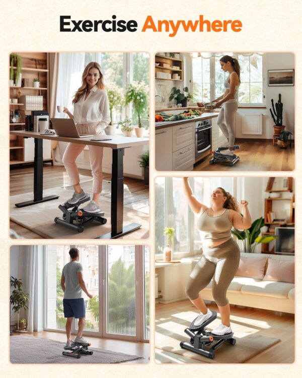 Niceday Twist Stepper for Exercise at Home, Mini Stair Stepp...