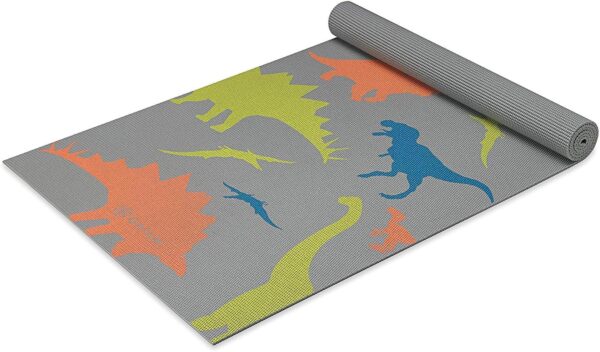 Gaiam Kids Yoga Mat Exercise Mat, Yoga for Kids with Fun Pri...