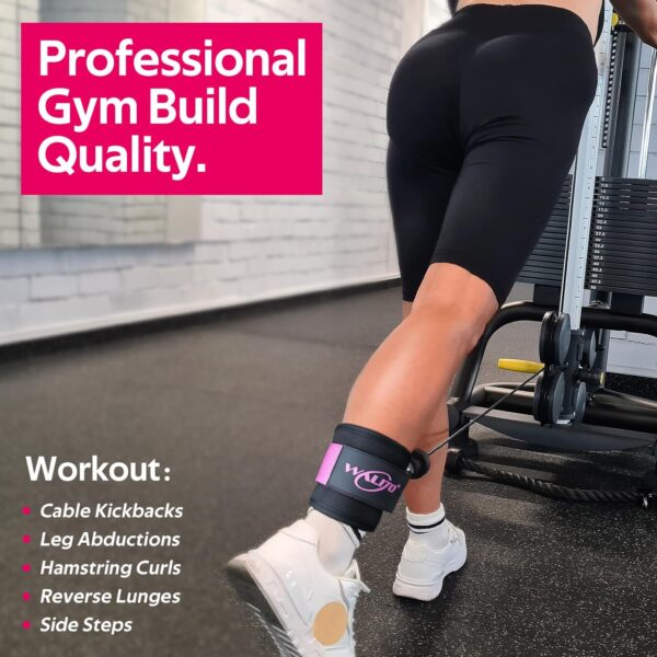 WALITO Ankle Resistance Bands with Cuffs, Exercise Bands for...