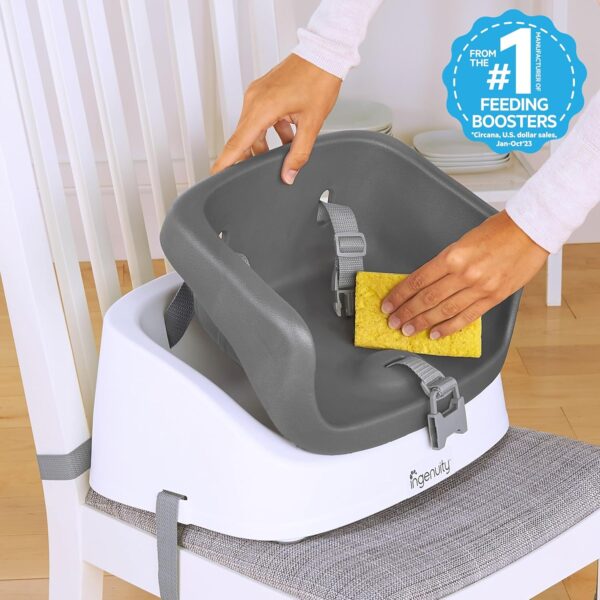 Ingenuity SmartClean Toddler Booster Seat for Kitchen Chair ...
