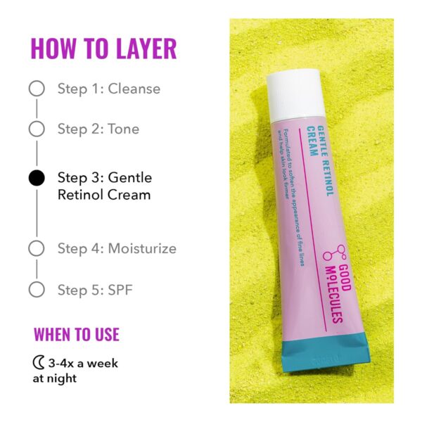 Good Molecules Gentle Retinol Cream - Retinol Night Cream fo...