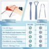 MasterMedi Tongue Scraper with Case Easy to Use Tongue Scrap...