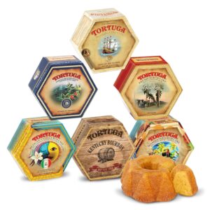 TORTUGA Provenance Rum Cake Variety Pack – 4 oz. - 6 Pack - ...