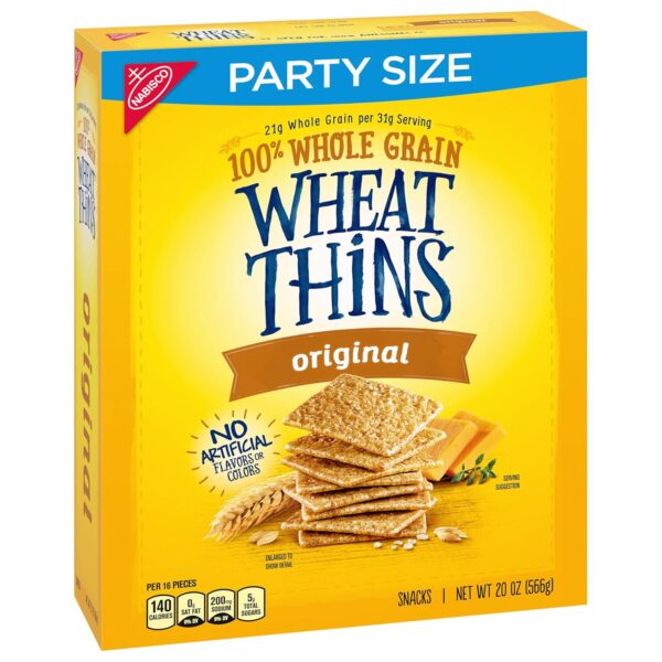 Wheat Thins Original Snacks, Whole Grain Wheat Crackers, Sna...