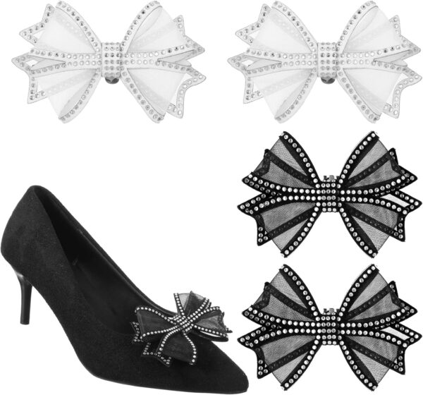 2 Pair of Shoe Clips Shoes Shoe Clips for Women's Dress Shoe...