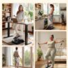 Niceday Steppers for Exercise, Mini Stair Stepper with Resis...