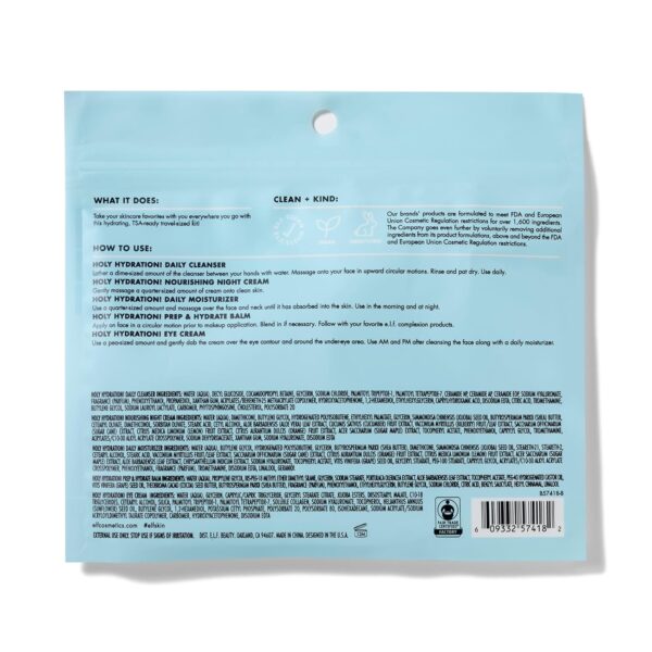 e.l.f. SKIN Holy Hydration! Jet Set Hydration Kit, Travel Fr...
