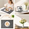 DOLOPL Placemats Set of 6 – Elegant Double Side Washable Pla...