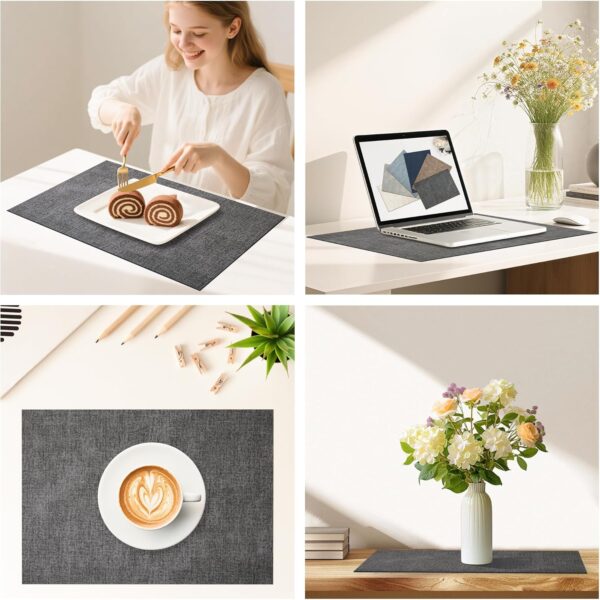 DOLOPL Placemats Set of 6 – Elegant Double Side Washable Pla...