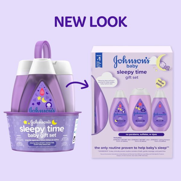 Johnson's Baby Sleepy Time Bedtime Gift Set with Relaxing Na...
