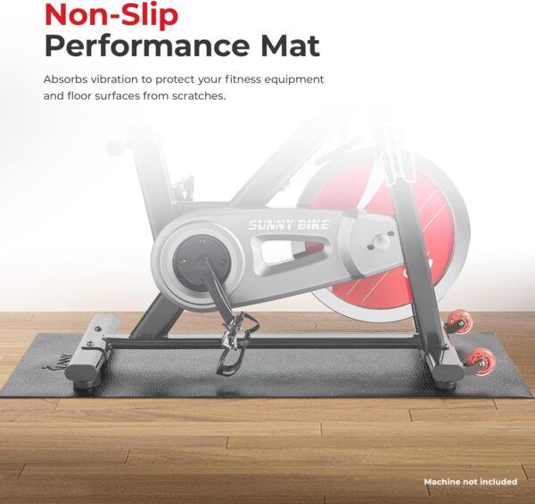 Sunny Health & Fitness Non-Slip Home Gym Mat – Workout Floor...