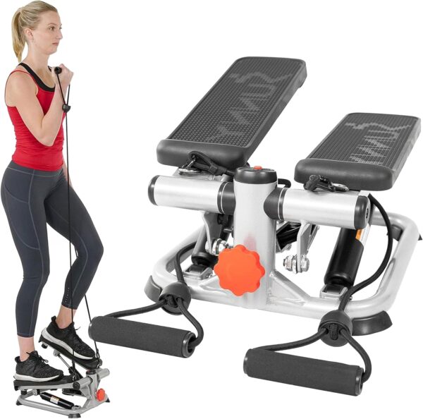 Sunny Health & Fitness Mini Steppers for Exercise at Home, S...