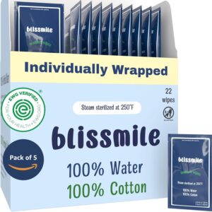 Mini Travel Wipes - 100% Water - Individually Wrapped - For ...