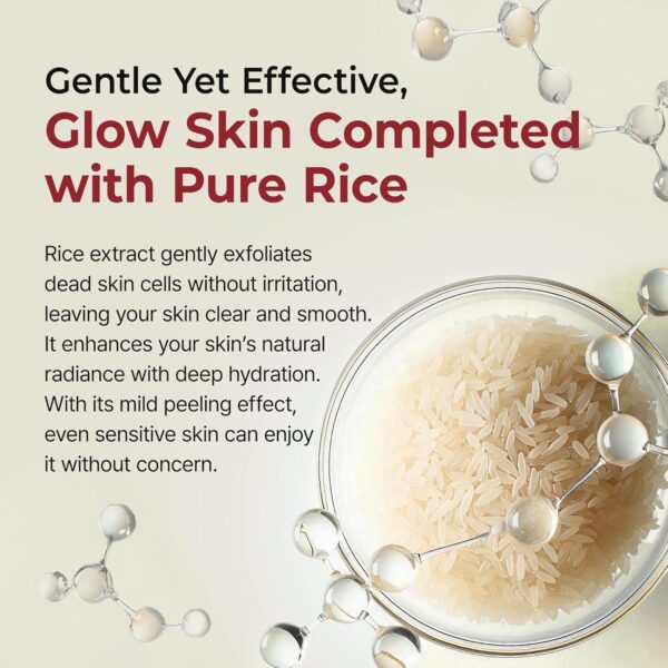 Peel Shot Glow White Rice Peeling Ampoule, Soft Exfoliating ...