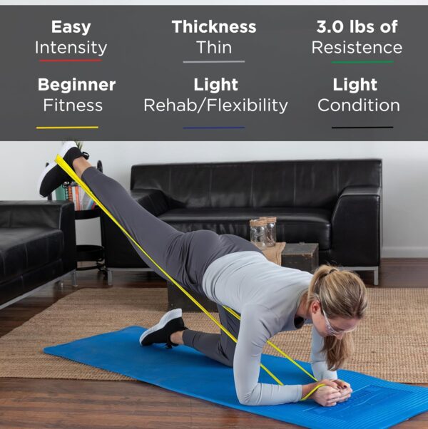 THERABAND Resistance Bands Set, Professional Elastic Band Fo...