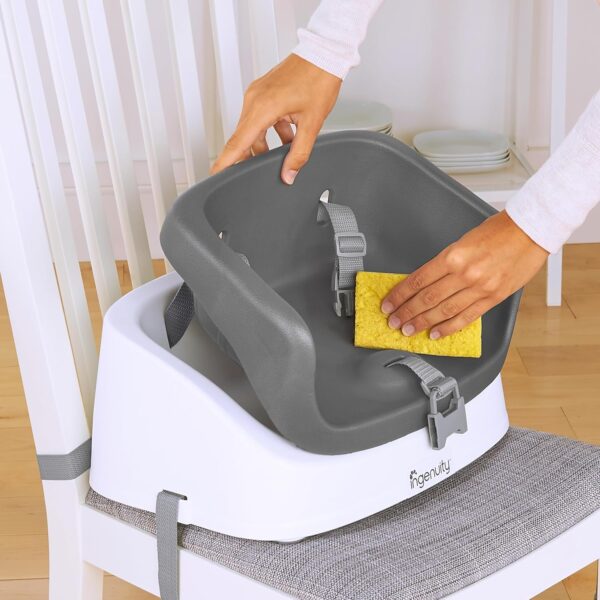 Ingenuity SmartClean Toddler Booster Seat for Kitchen Chair ...