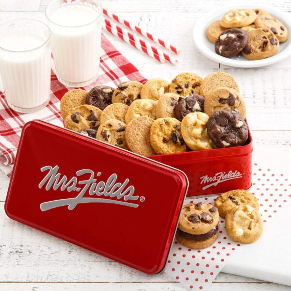 Mrs. Fields - 30 Nibblers Signature Cookie Tin - 30 Nibblers...