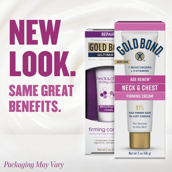 Gold Bond Age Renew Neck & Chest Firming Age Renew Cream, 2 ...