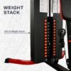 Home Gym, Multifunctional Workout Equipment with Leg Press, ...