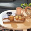 Acacia Wood Cutting Board and Chopping Board with Handle for...