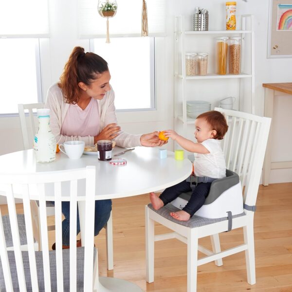 Ingenuity SmartClean Toddler Booster Seat for Kitchen Chair ...