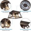 FadimiKoo Flush Mount Ceiling Light Fixtures for Kitchen Hal...