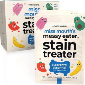 Miss Mouth's Messy Eater Stain Treater Wipes - 25 Pack Stain...