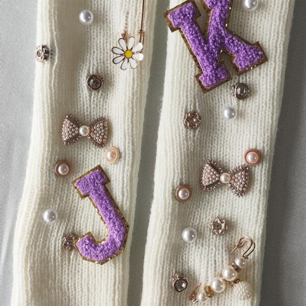 sheoklips 88 Pcs DIY Charms for Socks Safety Brooch Pins Soc...