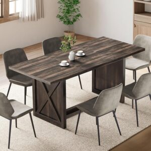 YITAHOME 70.8" Large Farmhouse Dining Table for 6 to 8 Peopl...