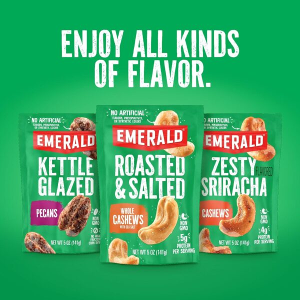 Emerald Nuts Salty Sweet Mixed Nuts (1-Pack), Features Kettl...