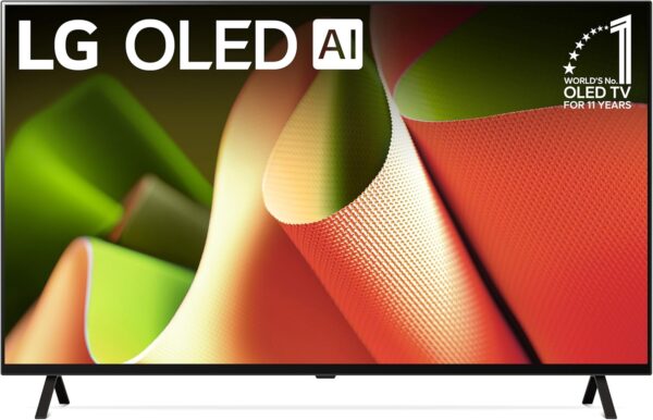 LG 55-Inch Class OLED B4 Series Smart TV 4K Processor Flat S...