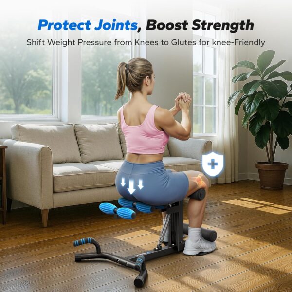 MERACH Deep Squat Machine for Women, Adjustable Glutes Train...