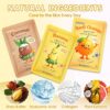 126 Pack Sheet Hydrating Face Masks Skincare for Women, Bulk...